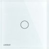 Plaque en verre pour interrupteur tactile Livolo blanc