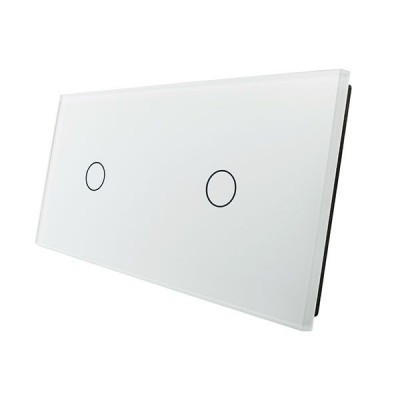 LIVOLO plaque en verre pour interrupteur tactile deux boutons