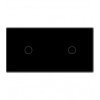 LIVOLO plaque en verre pour interrupteur tactile deux boutons