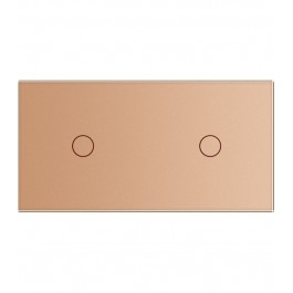 LIVOLO plaque en verre pour interrupteur tactile deux boutons