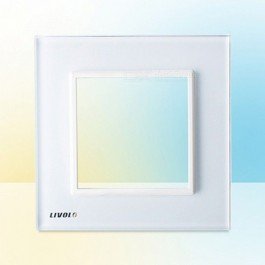 LIVOLO plaque en verre pour interrupteur tactile deux boutons