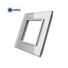 LIVOLO plaque en verre pour interrupteur tactile deux boutons