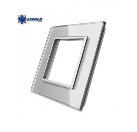 LIVOLO plaque en verre pour interrupteur tactile deux boutons