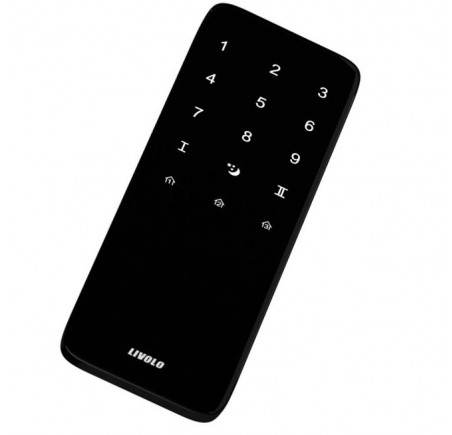 Livolo Panneau Verre Cristal - Double interrupteur + prise