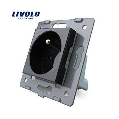 LIVOLO Prise mural deux fiches sans Terre
