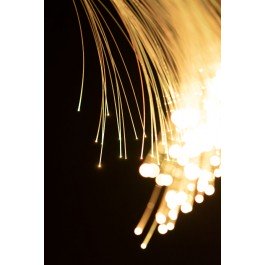 Mini kit ciel étoilé blanc 50 fibres optiques lumineuses, idéal pour petite surface.