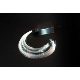 Kit ciel étoilé blanc 200 fibres optiques lumineuses, idéal pour surface allant de 8 à 12 m2.