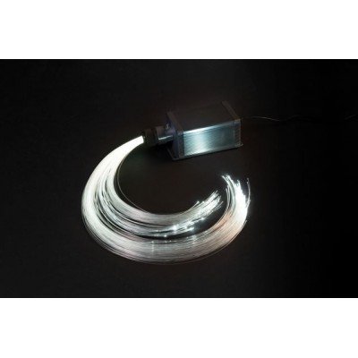 Kit ciel étoilé blanc 200 fibres optiques lumineuses, idéal pour surface allant de 8 à 12 m2. Kit ciel étoilé blanc 200 fibres optiques lumineuses, idéal pour surface allant de 8 à 12 m2.