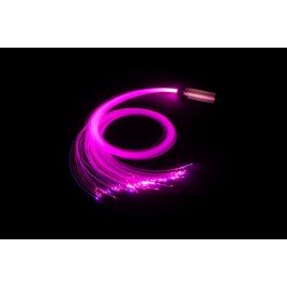 Mini kit ciel étoilé couleur 50 fibres optiques lumineuses, idéal pour petite surface.