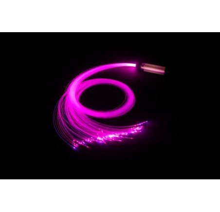 Mini kit ciel étoilé couleur 50 fibres optiques lumineuses, idéal pour petite surface.