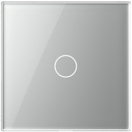 Variateur télécommandable LIVOLO RF 433Mhz mural tactile gris