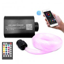 Kit ciel étoilé couleur 400 fibres optiques lumineuses.