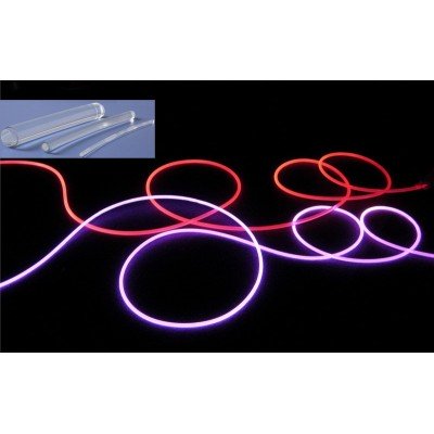 Fibre optique gainée side glow type néon Fibre optique gainée side glow type néon