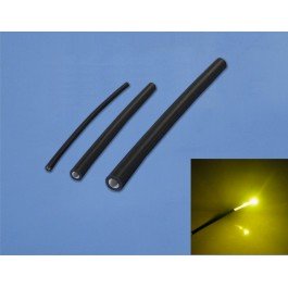 Fibre optique gainée PMMA end glow