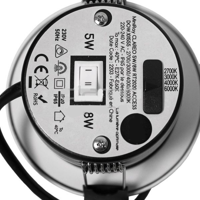 Spot Encastrable Led Salle De Bain 12 Spots LED Encastrables - 5W - 3 Températures - IP44 - Gradables Spot Encastrable Blanc Froid