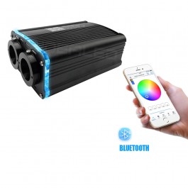 Effet Scintillant Kit Ciel Étoilé 200x 5m 0.75mm LED RGBW Fibre Optique RGB