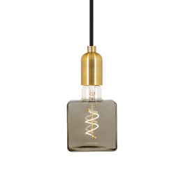 ICE CUBE 125 SMOKEY E27 4W 1600K 40LM DIMMABLE Réf : 719017