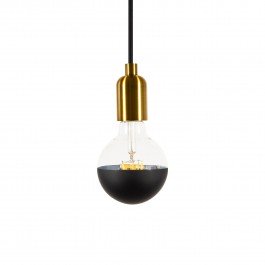 AMPOULE CALOTTE NOIRE G95 E27 6.5W 2700K 560LM DIMMABLE Réf : 719041