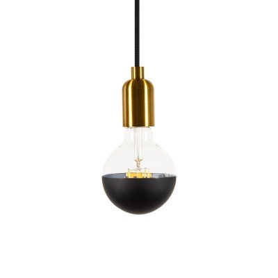 AMPOULE CALOTTE NOIRE G95 E27 6.5W 2700K 560LM DIMMABLE Réf : 719041