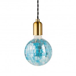 VIS VERSA AMPOULE LED MOSAIQUE BLEUE E27 G125 3,5W 40LM 6000K DIMMABLE Réf : 174112