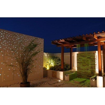 4mm 1m PMMA Lueur Fibre Optique Câble LED Aluminium Illuminateur 12V 1