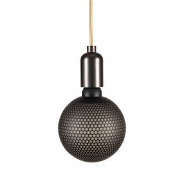 AMPOULE LED BLEUE IMPRIMÉE HEXAGONE E27 G125 3,5W 2700K DIMMABLE Réf : 174116