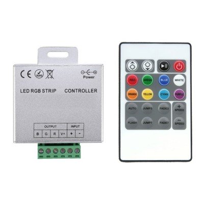 Contrôleur de couleur RGB avec télécommande slim HF Contrôleur de couleur RGB avec télécommande slim HF
