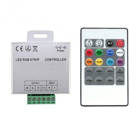 Contrôleur de couleur RGB avec télécommande slim HF